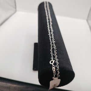 CADENA CORAZONES PLATA .925 60 CM 2.92 GR (NUEVO)