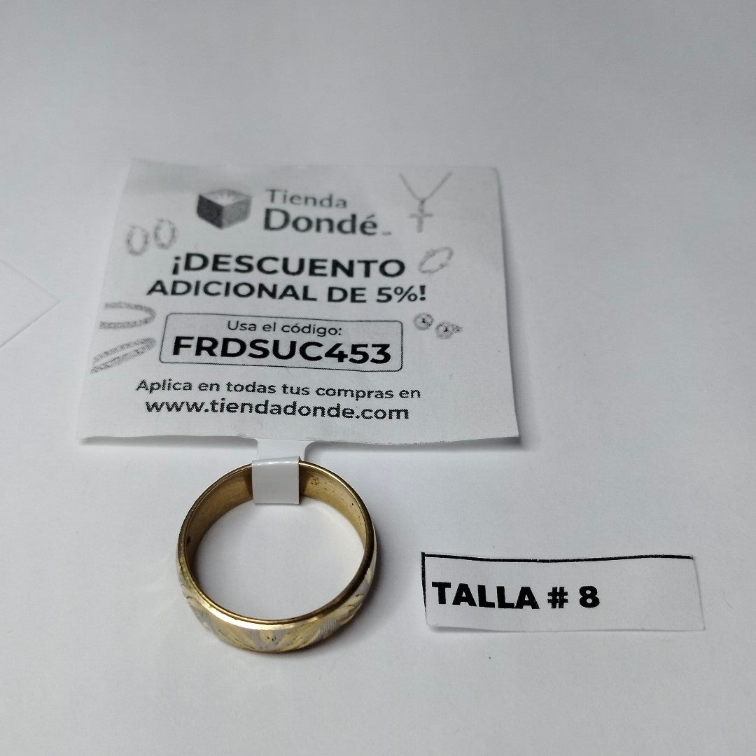 ARGOLLA ORO 14 K 2.6 GRMS (SEMINUEVO)