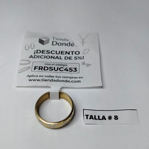 ARGOLLA ORO 14 K 2.6 GRMS (SEMINUEVO)