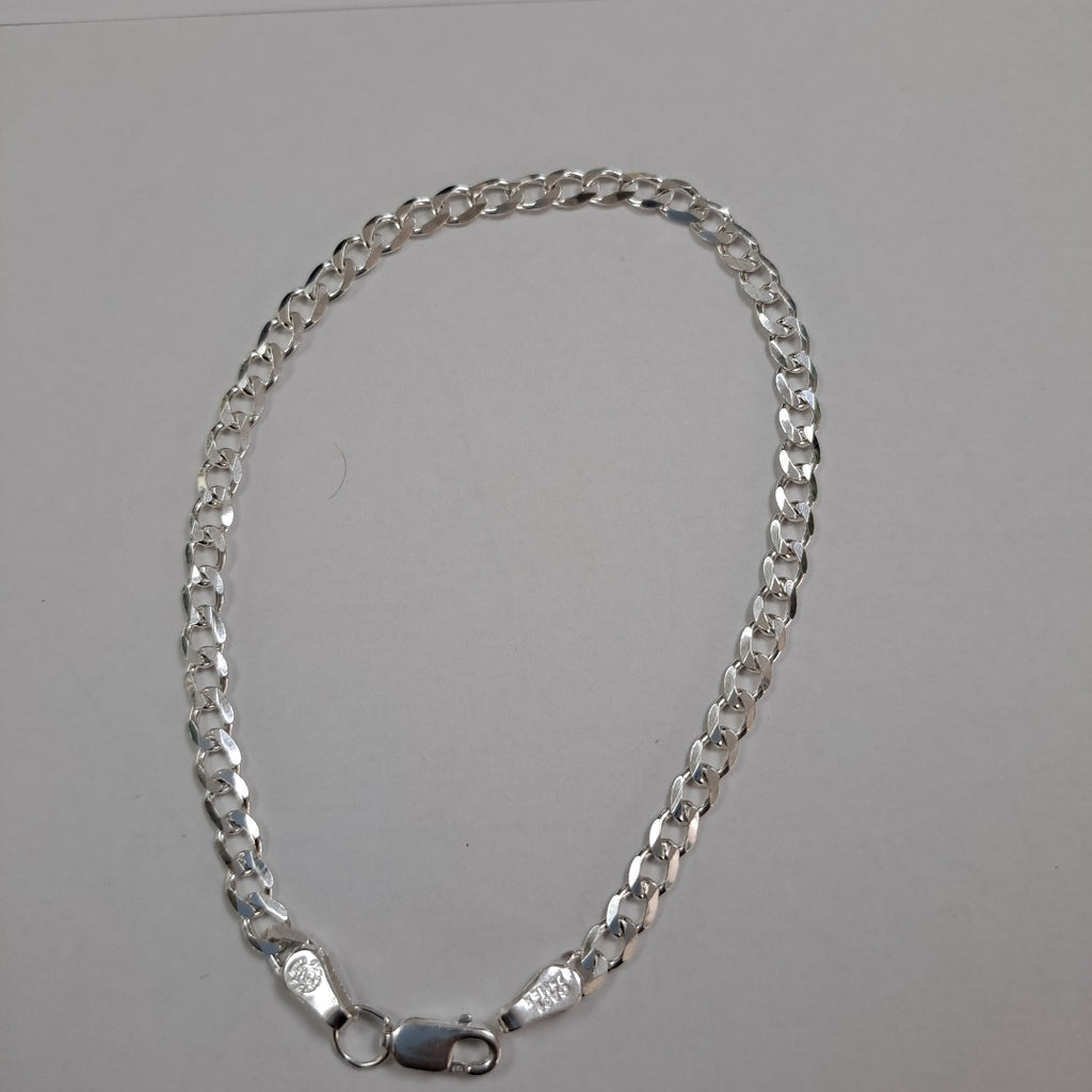 PULSERA BARBADA PLATA .925 21 CM 4.3 GR (NUEVO)