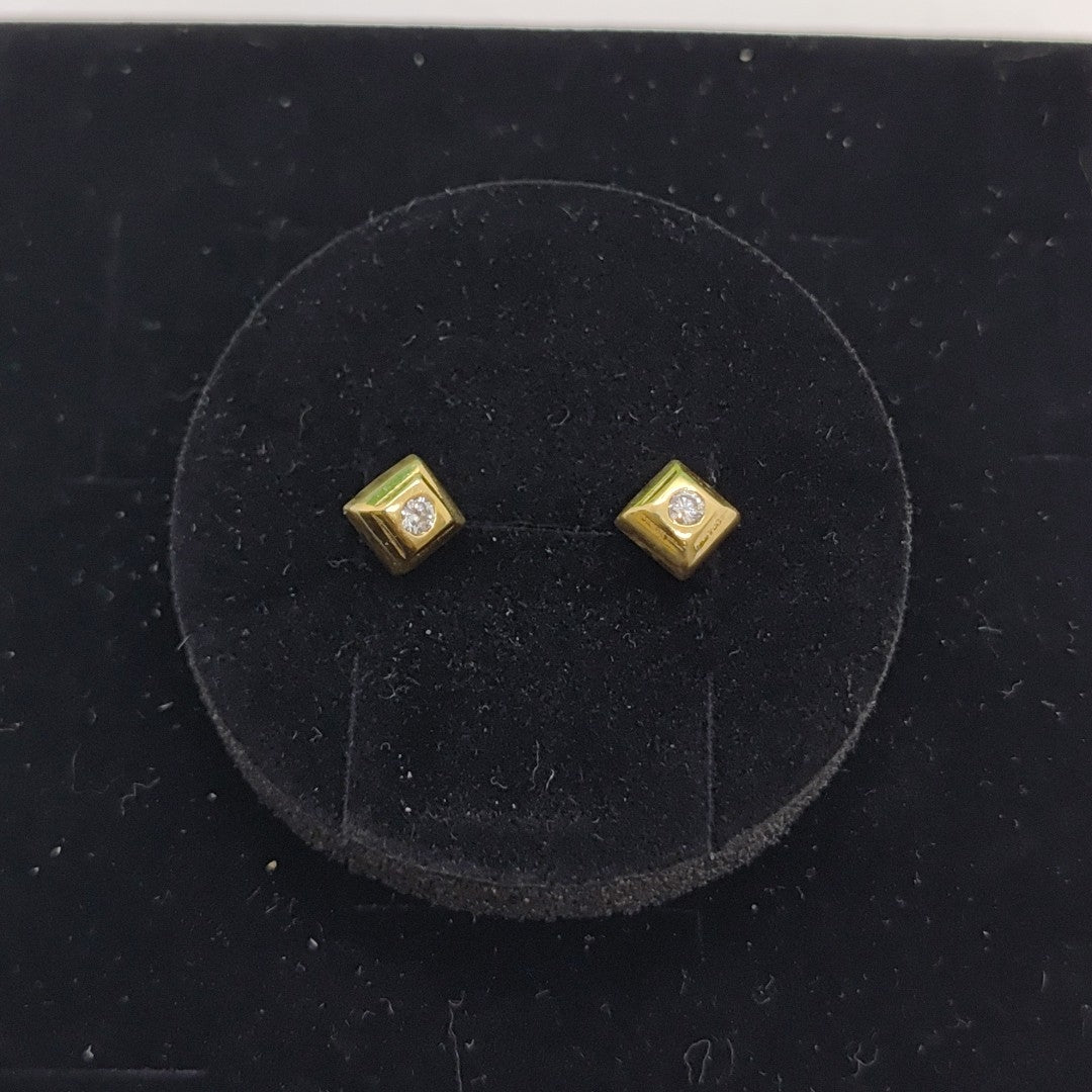 BROQUELES PAR ORO 14 K 1.2 GRMS (SEMINUEVO)