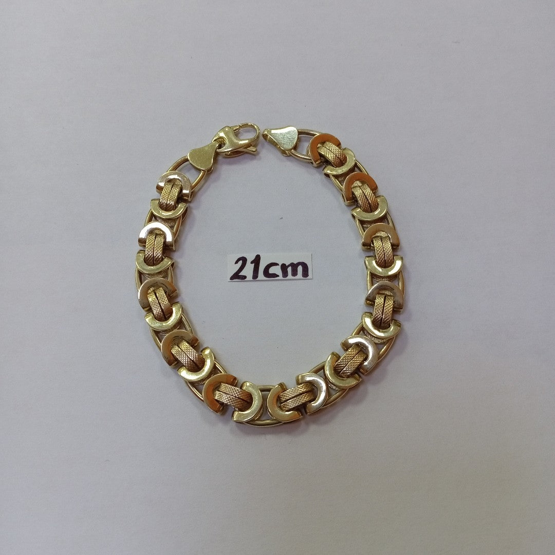 PULSERAS CABALLERO ORO 10K 13.8 (NUEVO)