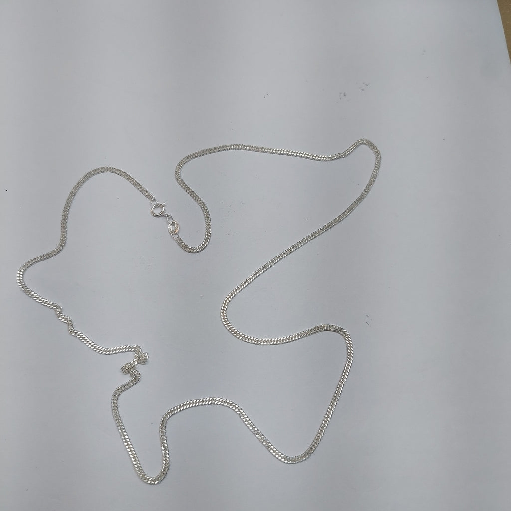 CADENA BARBADA PLATA .925 60 CM 5.02 GR (NUEVO)