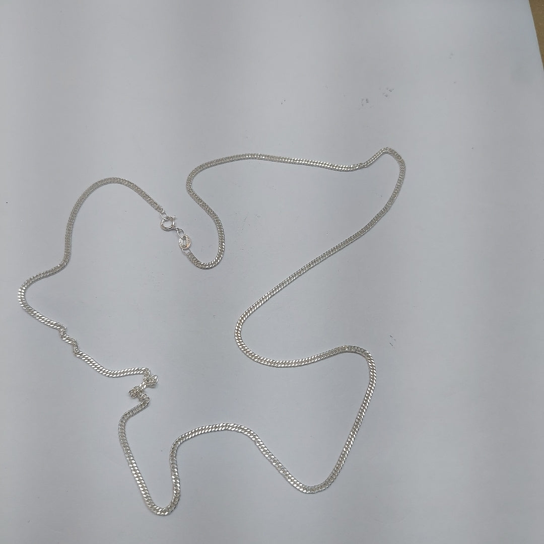 CADENA BARBADA PLATA .925 60 CM 5.02 GR (NUEVO)