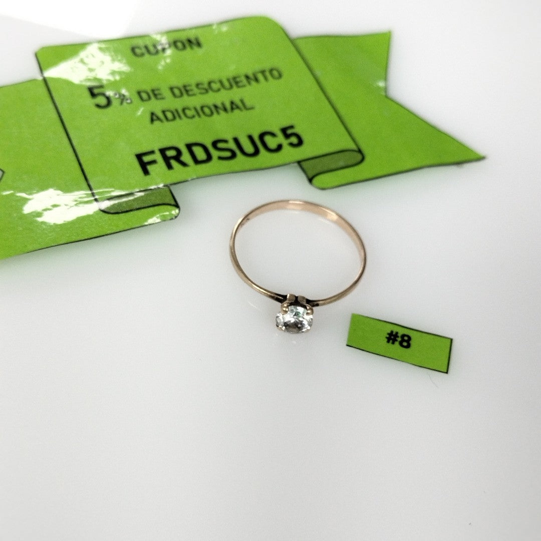 ANILLO ORO 10 K 1.1 GRMS (SEMINUEVO)