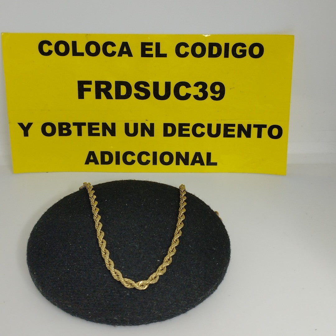 CADENA ORO 10 K 13 GRMS (SEMINUEVO)