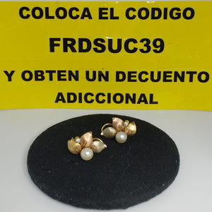 ARETES PAR ORO 14 K 4.1 GRMS (SEMINUEVO)