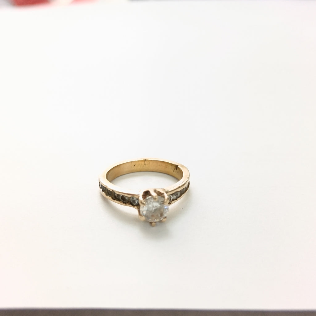 ANILLO ORO 14 K 3.9 GRMS (SEMINUEVO)