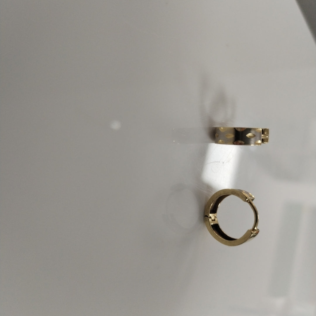 ARRACADAS PAR ORO 14 K 2.3 GRMS (SEMINUEVO)