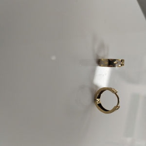 ARRACADAS PAR ORO 14 K 2.3 GRMS (SEMINUEVO)
