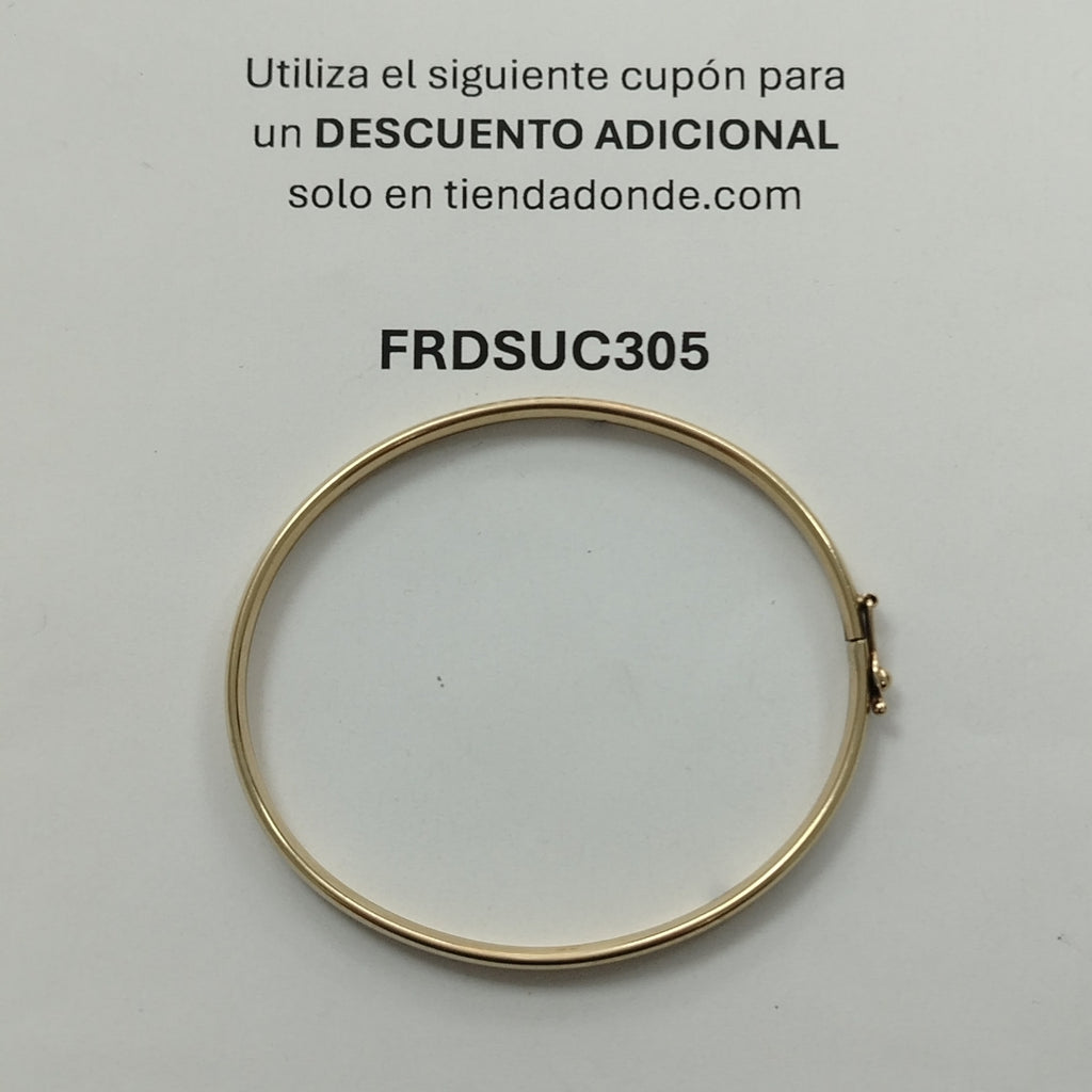 PULSERA RIGIDA ORO 10 K 5,30 GRMS (SEMINUEVO)