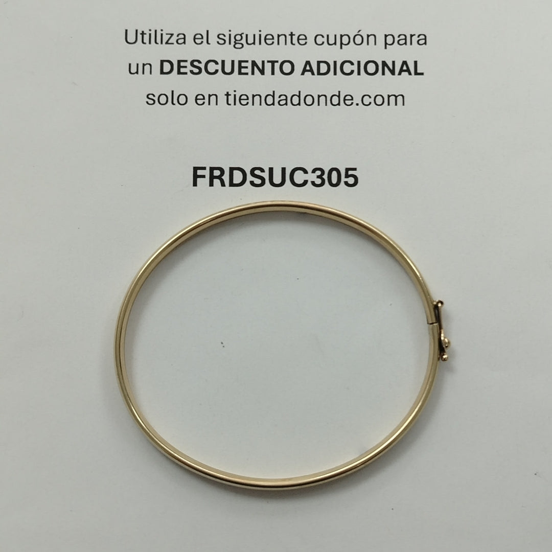 PULSERA RIGIDA ORO 10 K 5,30 GRMS (SEMINUEVO)