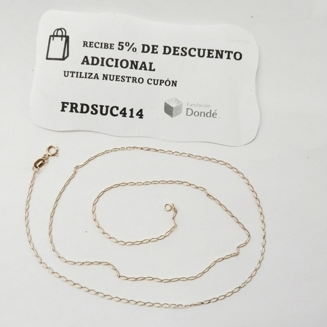 CADENA ORO 10 K 1,80 GRMS (SEMINUEVO)