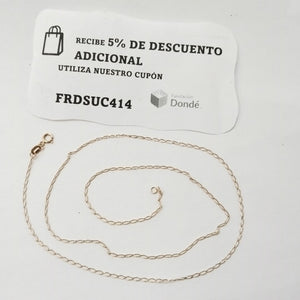 CADENA ORO 10 K 1,80 GRMS (SEMINUEVO)