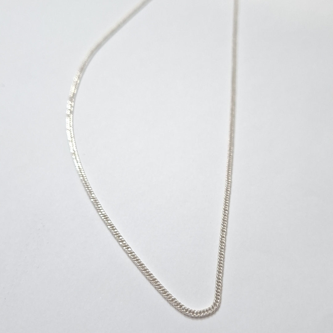 CADENA BARBADA PLATA .925 50 CM 4.12 GR (NUEVO)