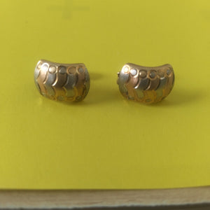 ARRACADAS PAR ORO 14 K 2.9 GRMS (SEMINUEVO)