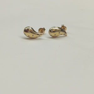 BROQUELES ORO 14K 2 (NUEVO)
