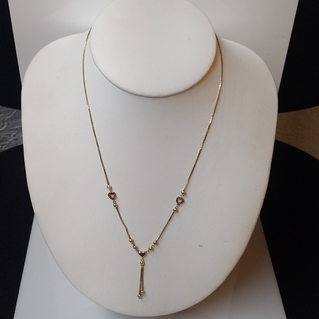 GARGANTILLA ORO, ORO COMBINADO 14 K 4.1 GRMS (SEMINUEVO)