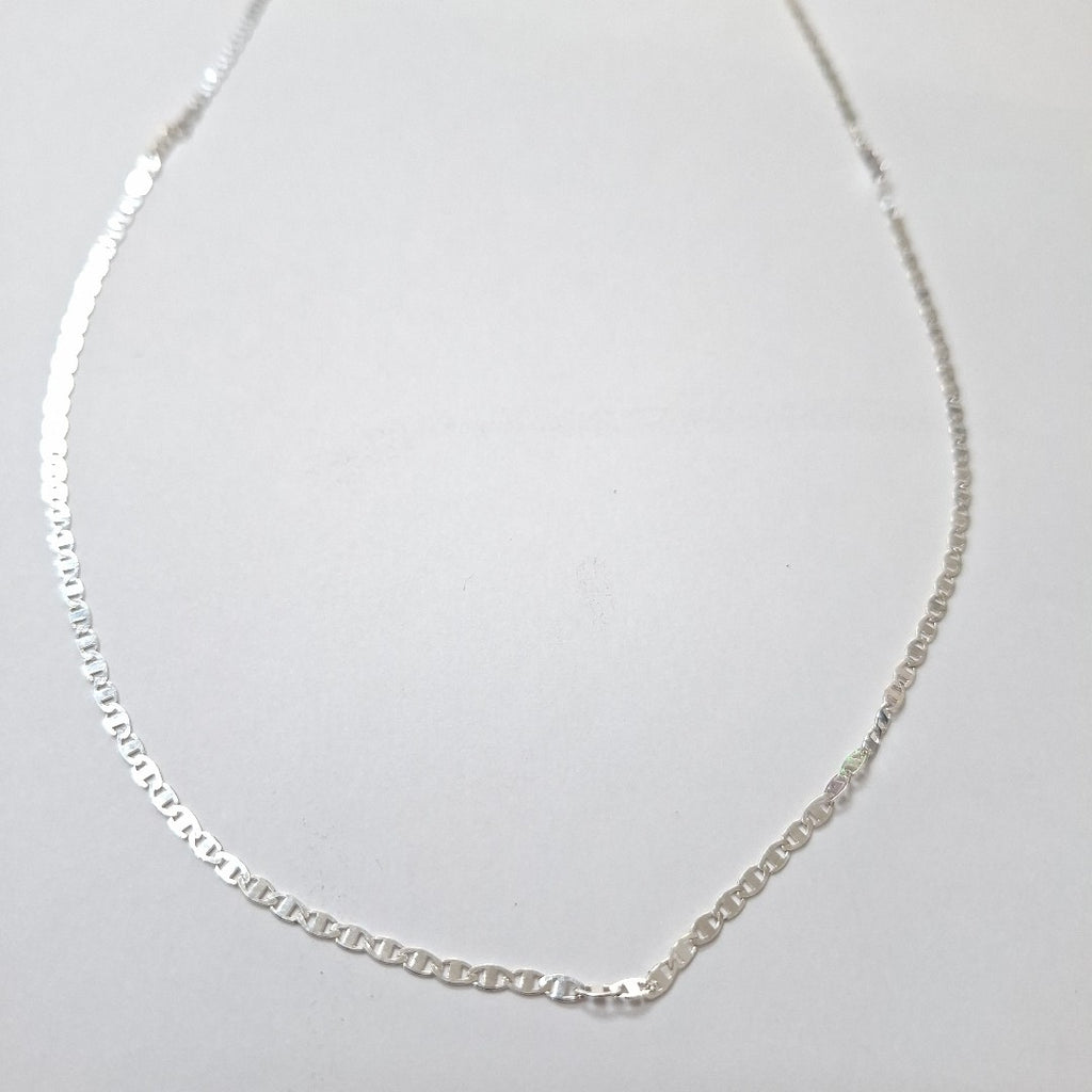 CADENA TEJIDO ESPEJO PLATA .925 55 CM 3.8 GR (NUEVO)