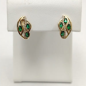 BROQUELES ORO 14K 3.7 (NUEVO)