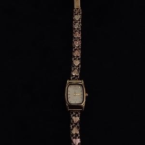 RELOJ CAJA ACERO PULSO ORO ORO 10 K 21.8 GRMS (SEMINUEVO)