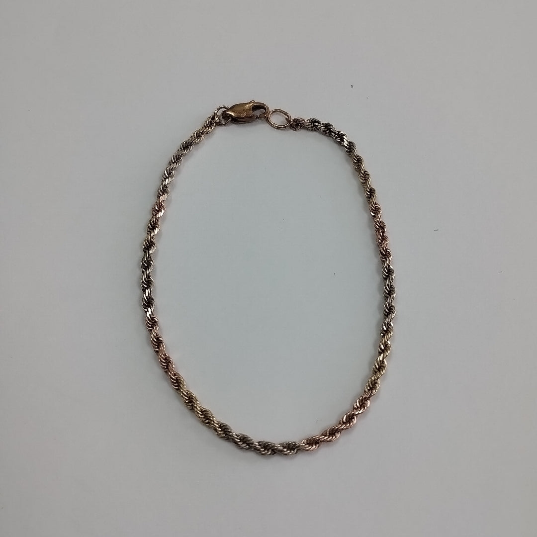 PULSERA ORO, ORO COMBINADO 14 K 4 GRMS (SEMINUEVO)