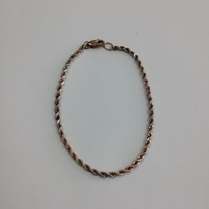 PULSERA ORO, ORO COMBINADO 14 K 4 GRMS (SEMINUEVO)