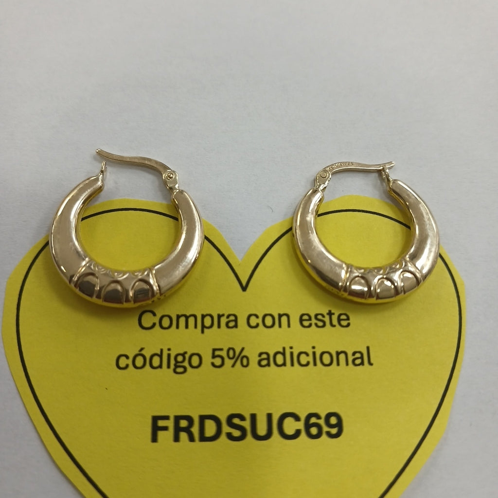 ARRACADAS ORO 14K 2.1 (NUEVO)