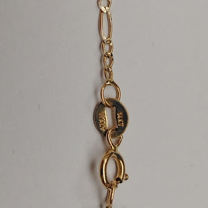 CADENA ORO, RODIADO 14 K 1.8 GRMS (SEMINUEVO)