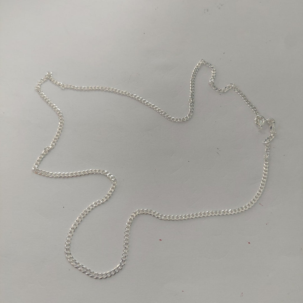 CADENA BARBADA PLATA .925 50 CM 5.23 GR (NUEVO)