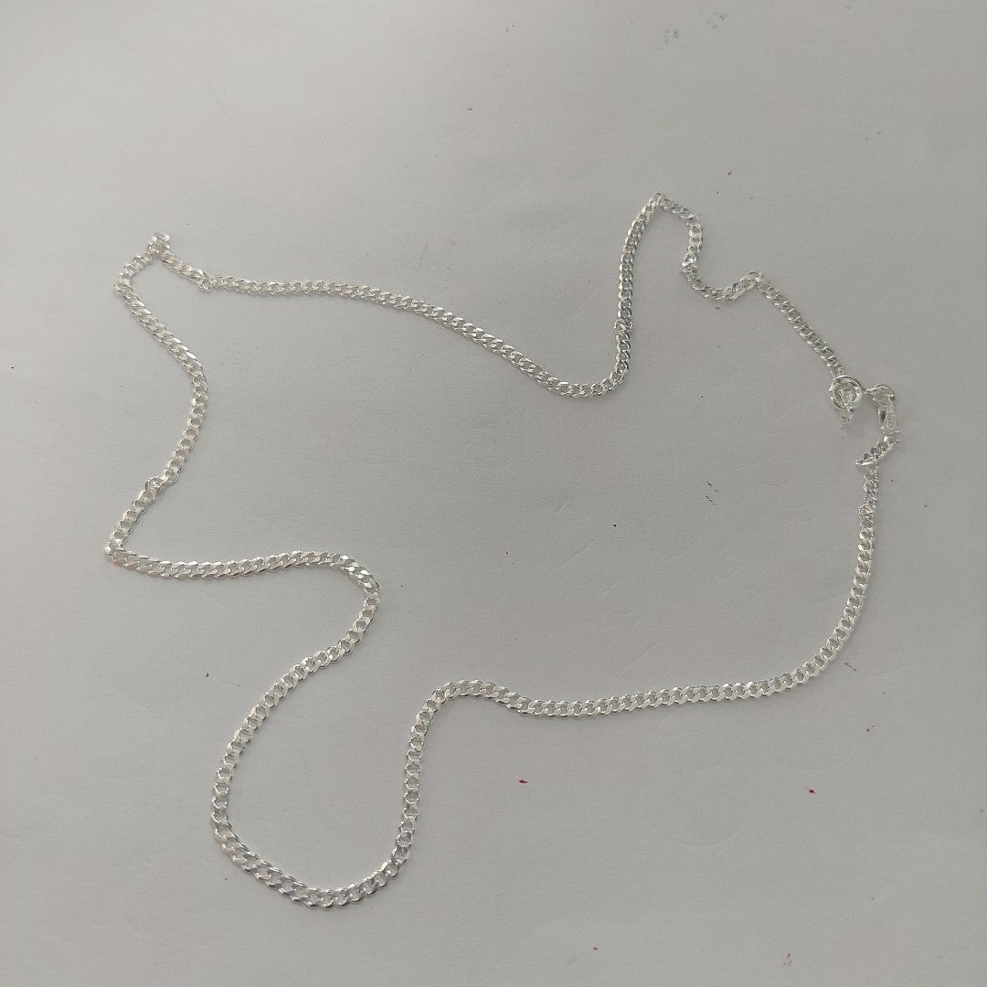 CADENA BARBADA PLATA .925 50 CM 5.23 GR (NUEVO)