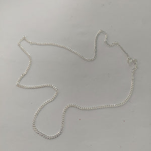CADENA BARBADA PLATA .925 50 CM 5.23 GR (NUEVO)