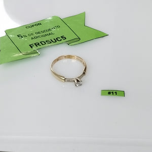 SOLITARIO ORO 14 K 3.1 GRMS (SEMINUEVO)