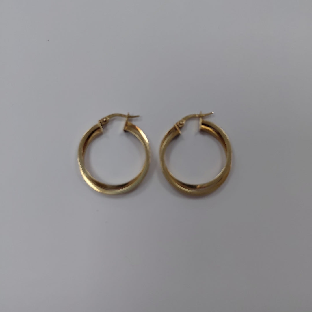 ARRACADAS PAR ORO 14 K 2.5 GRMS (SEMINUEVO)