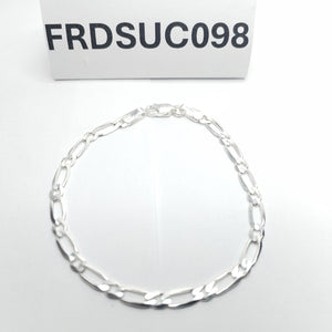 PULSERA TEJIDO 1X1 PLATA .925 18 CM 3.4 GR (NUEVO)