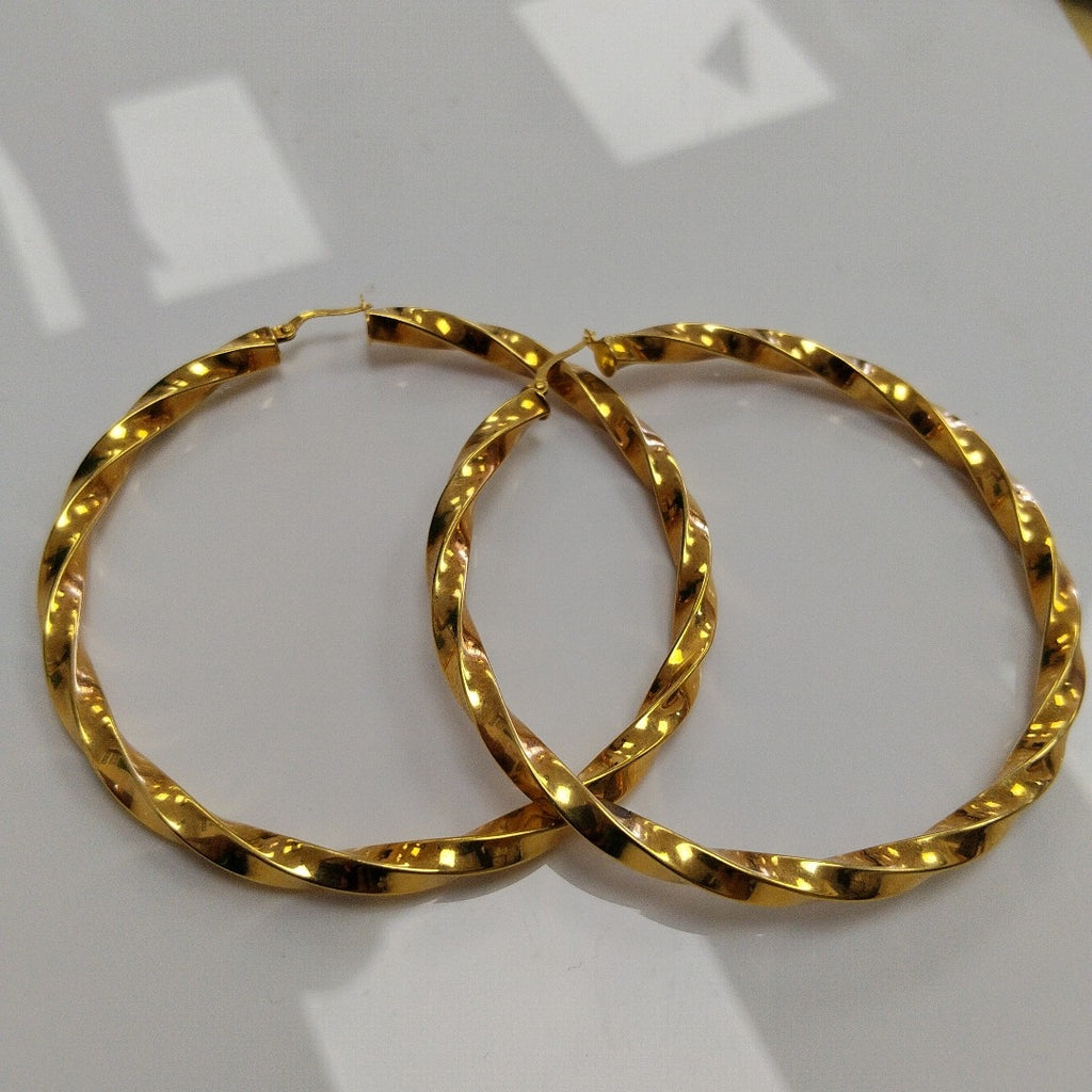 ARRACADAS PAR ORO 14 K 11.7 GRMS (SEMINUEVO)