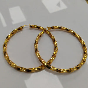 ARRACADAS PAR ORO 14 K 11.7 GRMS (SEMINUEVO)