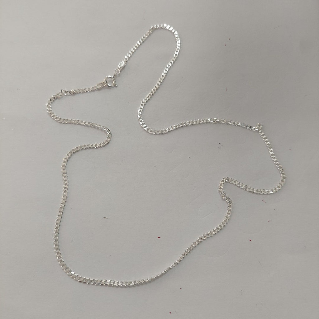 CADENA BARBADA PLATA .925 50 CM 5.13 GR (NUEVO)