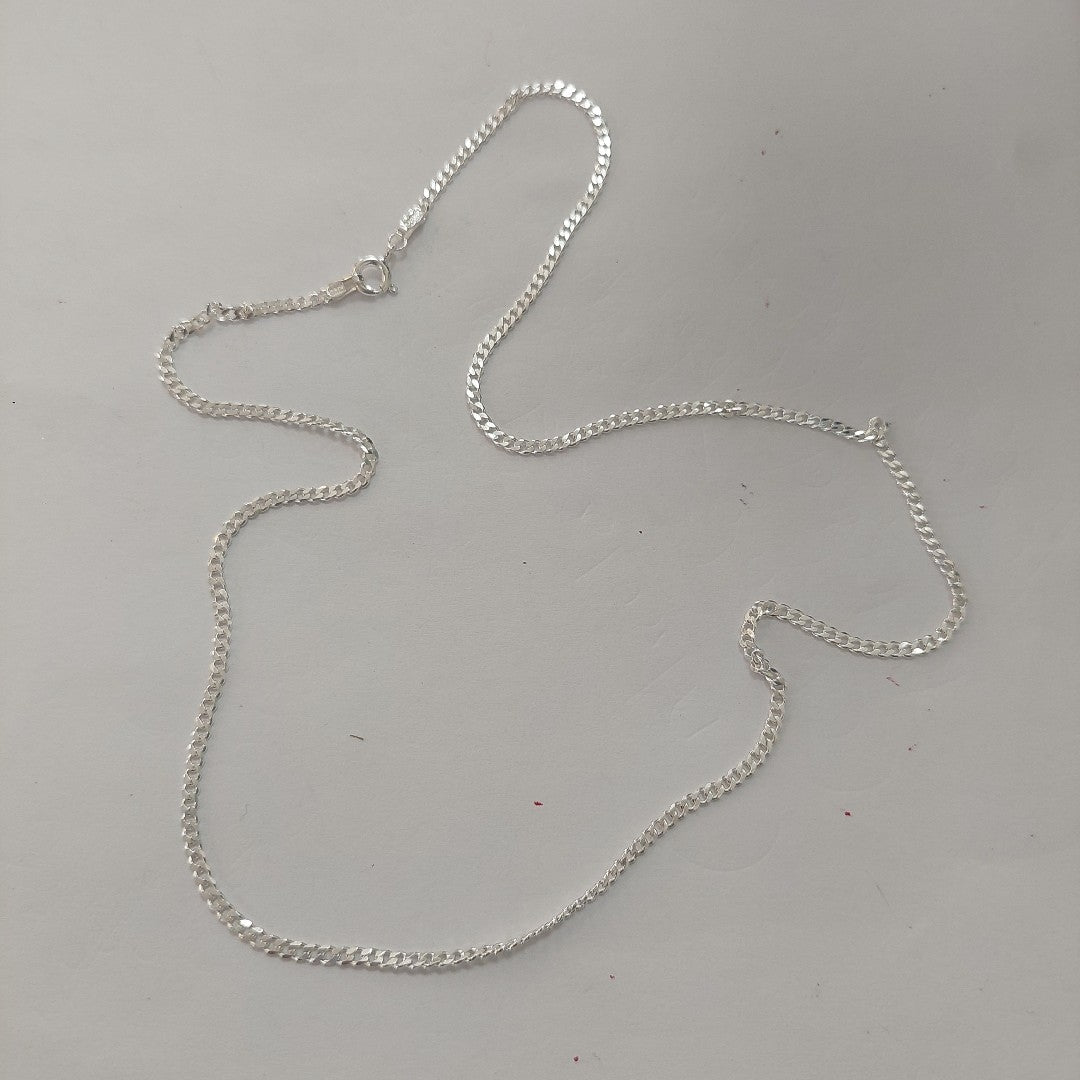 CADENA BARBADA PLATA .925 50 CM 5.13 GR (NUEVO)