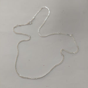 CADENA BARBADA PLATA .925 50 CM 5.13 GR (NUEVO)