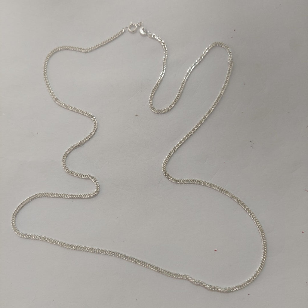 CADENA BARBADA PLATA .925 60 CM 5.02 GR (NUEVO)