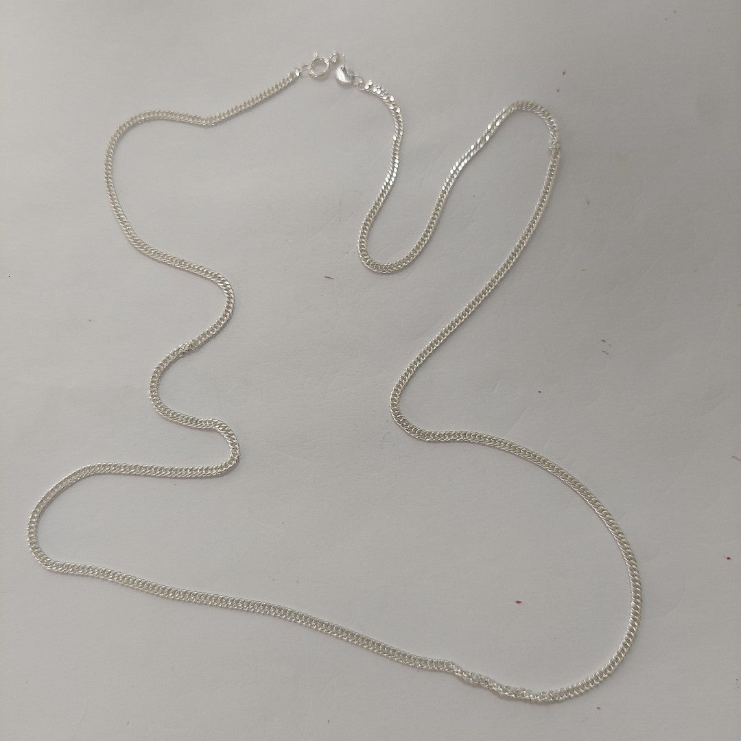 CADENA BARBADA PLATA .925 60 CM 5.02 GR (NUEVO)