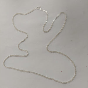 CADENA BARBADA PLATA .925 60 CM 5.02 GR (NUEVO)
