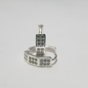ARRACADAS C/CIRCONIAS PLATA .925 2.5 GR (NUEVO)