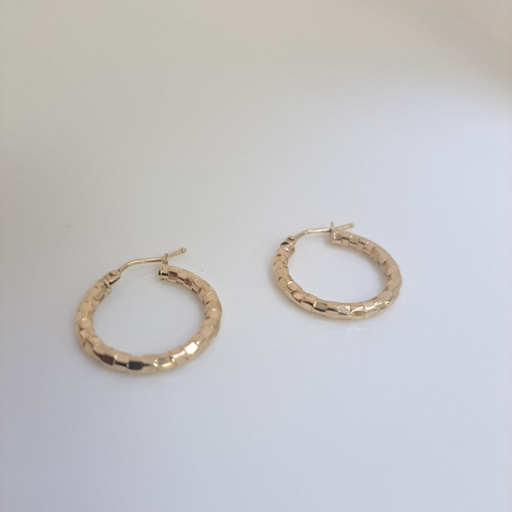 ARRACADAS PAR ORO 14 K 1,20 GRMS (SEMINUEVO)