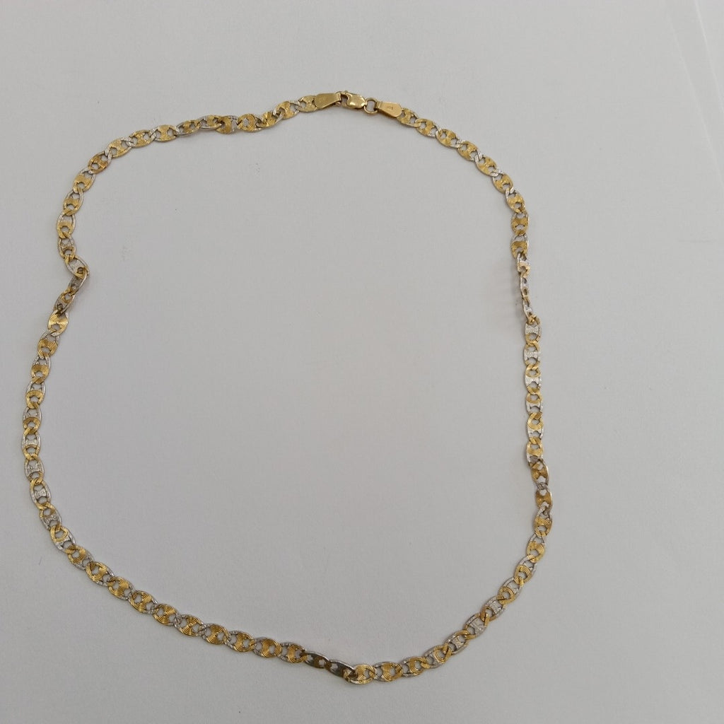 CADENA ORO,ORO COMBINADO 14 K 8,10 GRMS (SEMINUEVO)