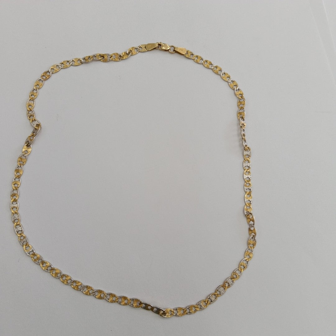 CADENA ORO,ORO COMBINADO 14 K 8,10 GRMS (SEMINUEVO)