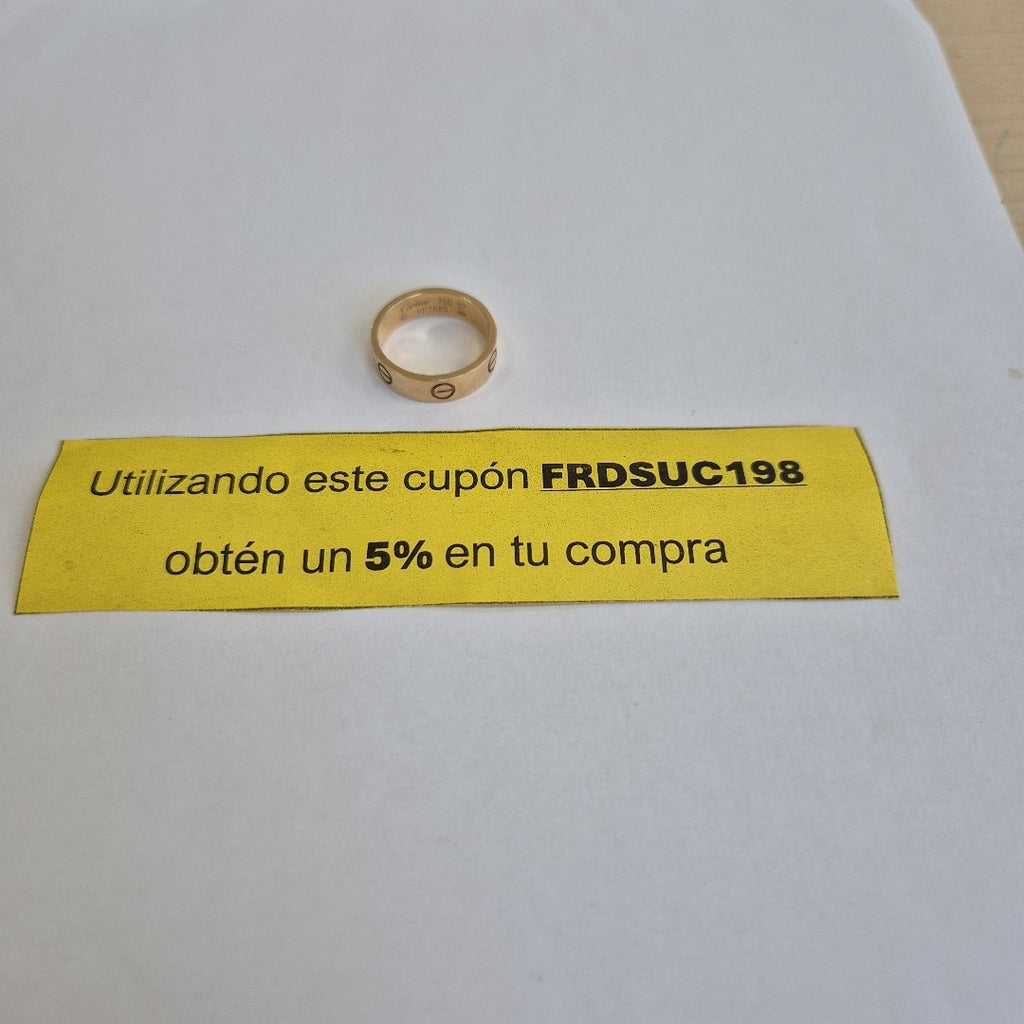 ARGOLLA ORO 18 K 6.4 GRMS (SEMINUEVO)