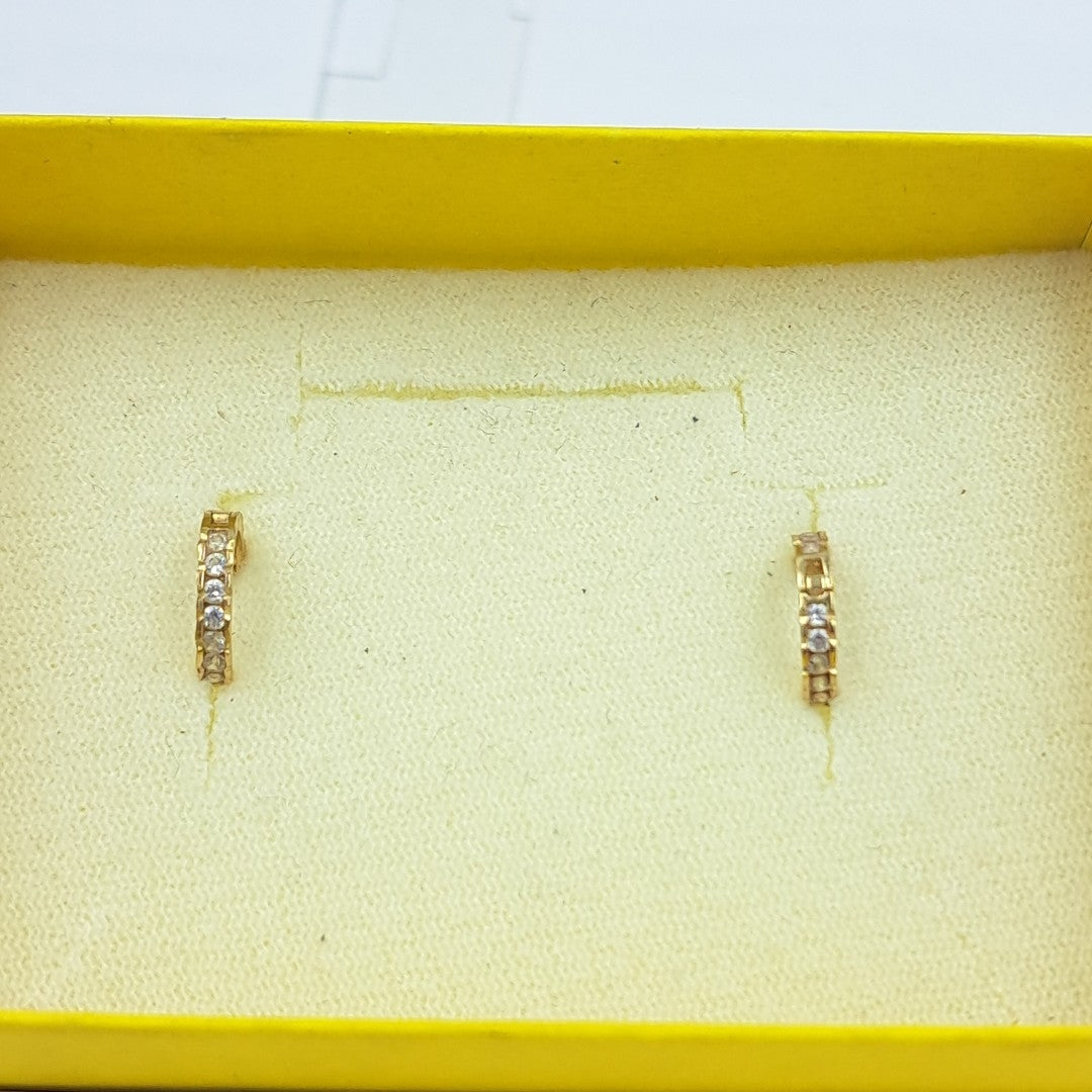 ARRACADAS PAR ORO 10 K 0.9 GRMS (SEMINUEVO)