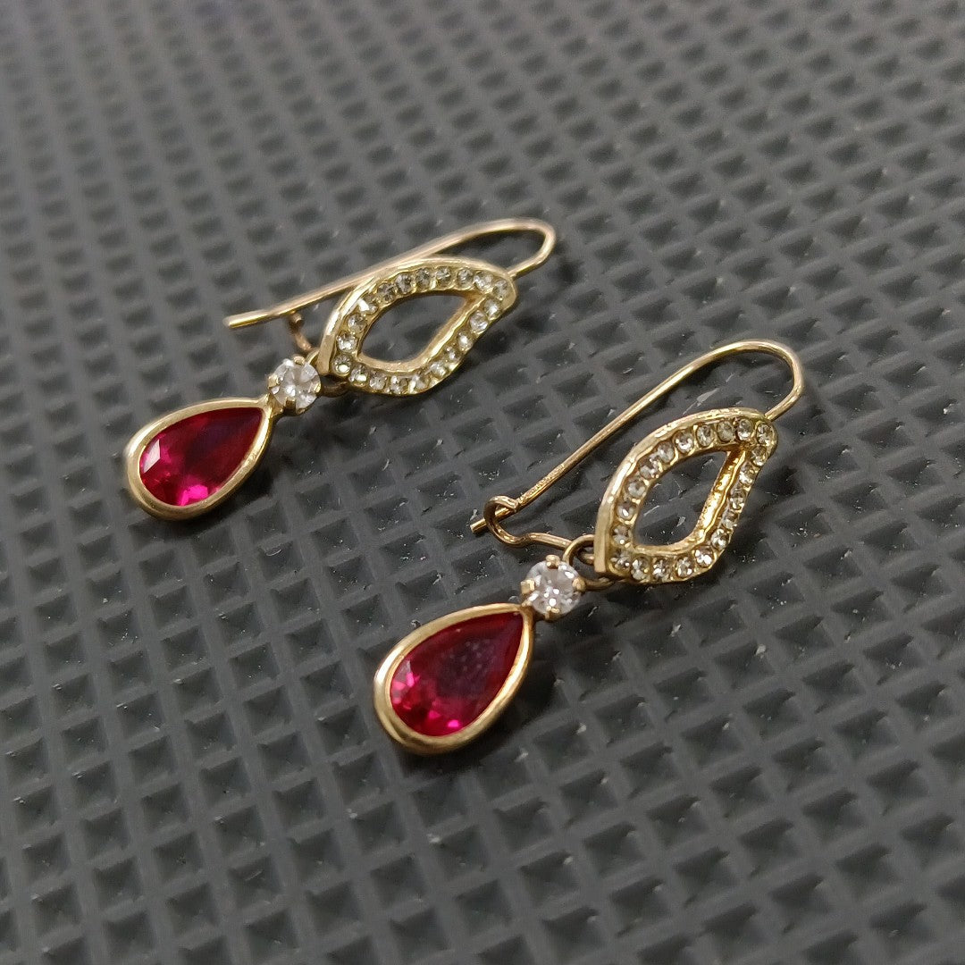 ARETES PAR ORO 10 K 1,20 GRMS (SEMINUEVO)